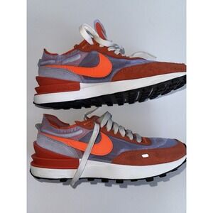 Nike Waffle Debut DC2533-800 | Orange Red Gray | Women's US‎ 7 Sneakers